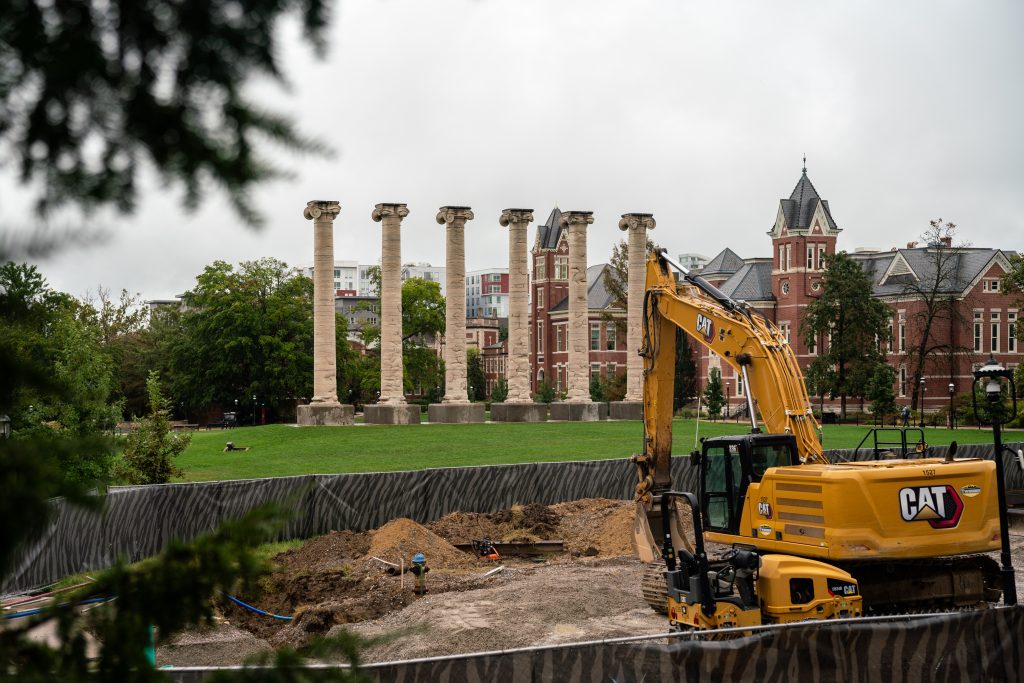 Construction Zone on the Francis Quadrangle