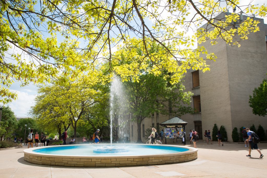 Fountain on Arts & Science Mall