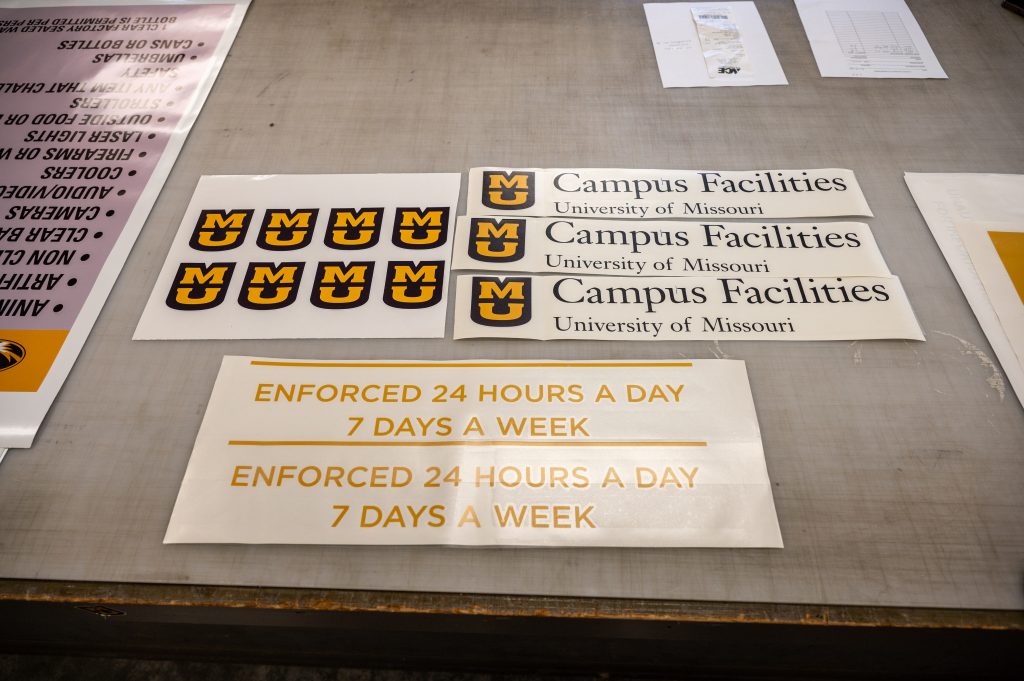 Labels for Campus Facilities